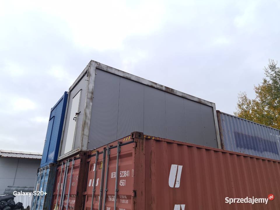 Kontener biurowy magazynowy budowlany 6 metrów Słupno