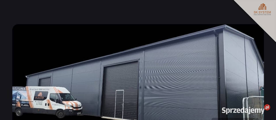 Hala 450 m2 stalowa produkcyjna magazyn warsztat