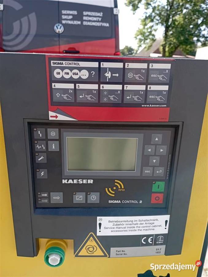 Sprężarka śrubowa kompresor KAESER SX6 T 4kW Kompresory Wilków