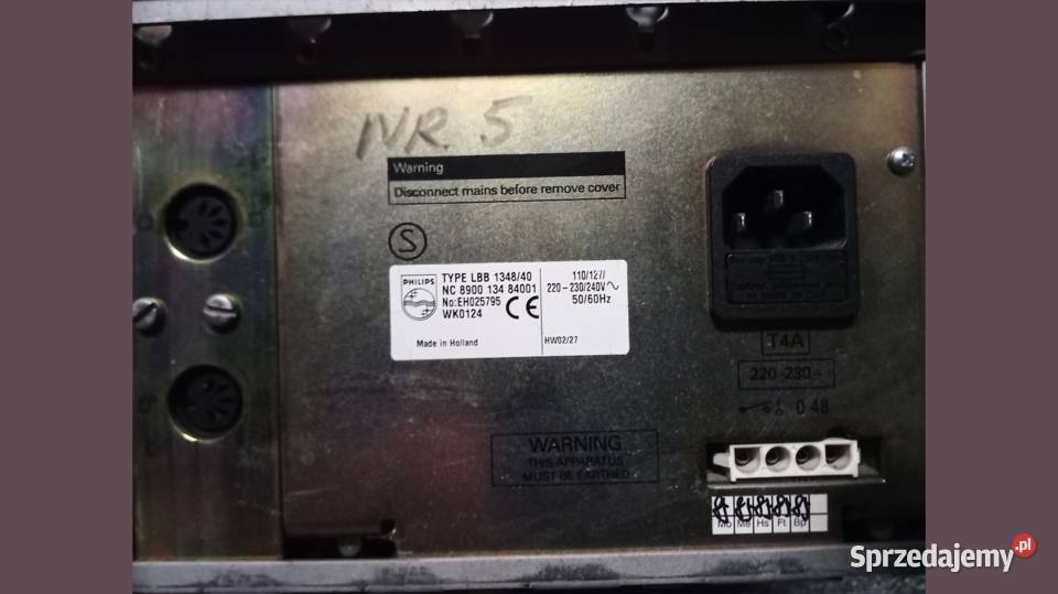 Końcówki mocy radiowęzłowe Philips SQ45 Made in