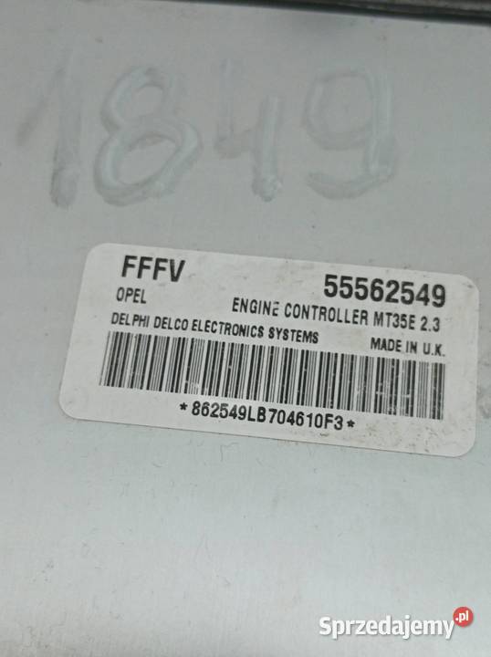 STEROWNIK SILNIKA 55562549 16 B 104 Opel Astra