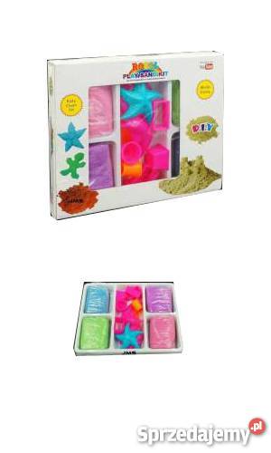Piasek kinetyczny 1 PIASKOLINA FOREMKI 4 kolory 5 lat+ Plastyczne zachodniopomorskie Szczecin