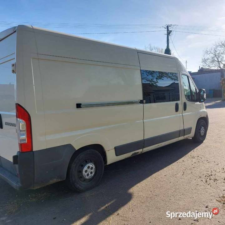 Fiat Ducato z zabudową łóżko tv kuchnia Wronki