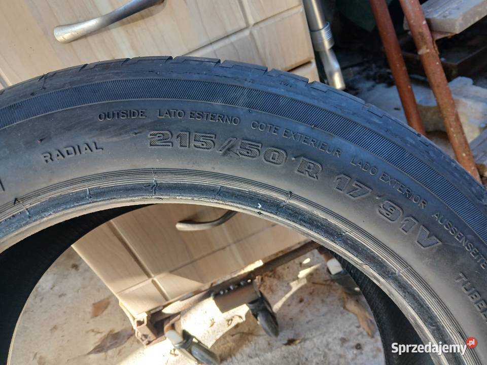 Sprzedam opony letnie 215x5017 Samochodowe Bielsko-Biała sprzedam