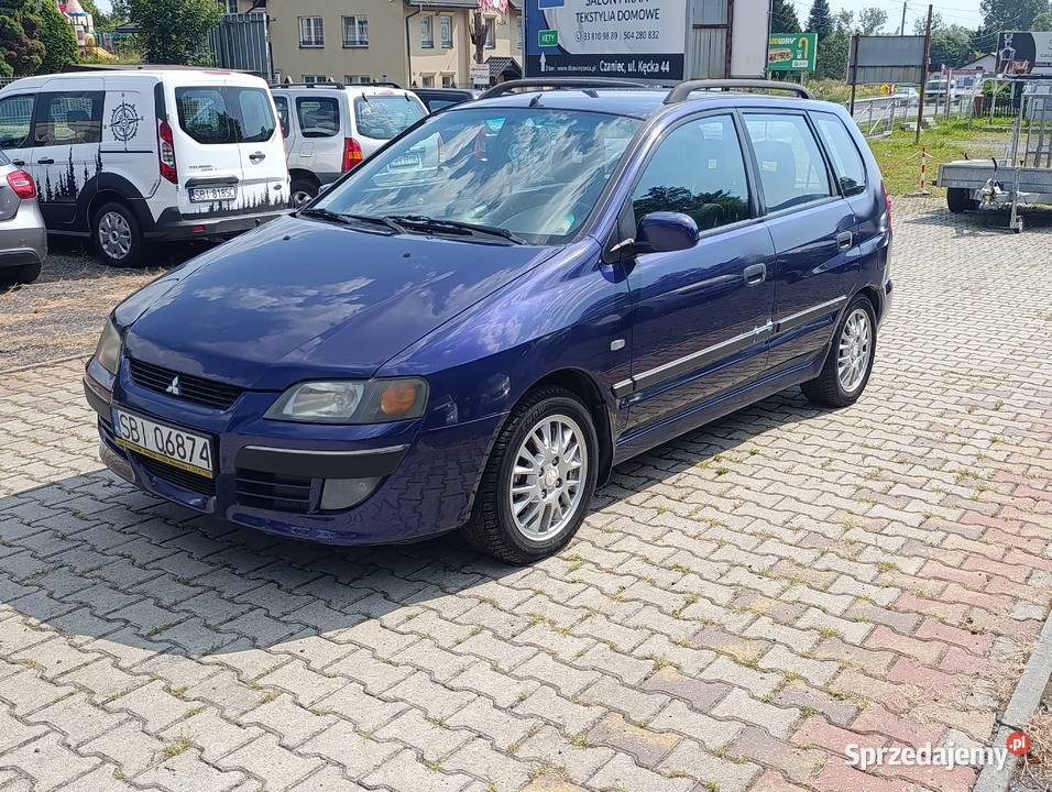 Mitsubishi Space Star 19d 116 Sprawny 2002 r niebieski śląskie Bujaków