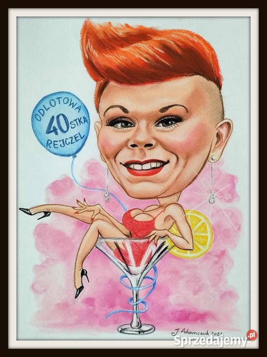 Karykatury rysowane ze zdjęć Pabianice