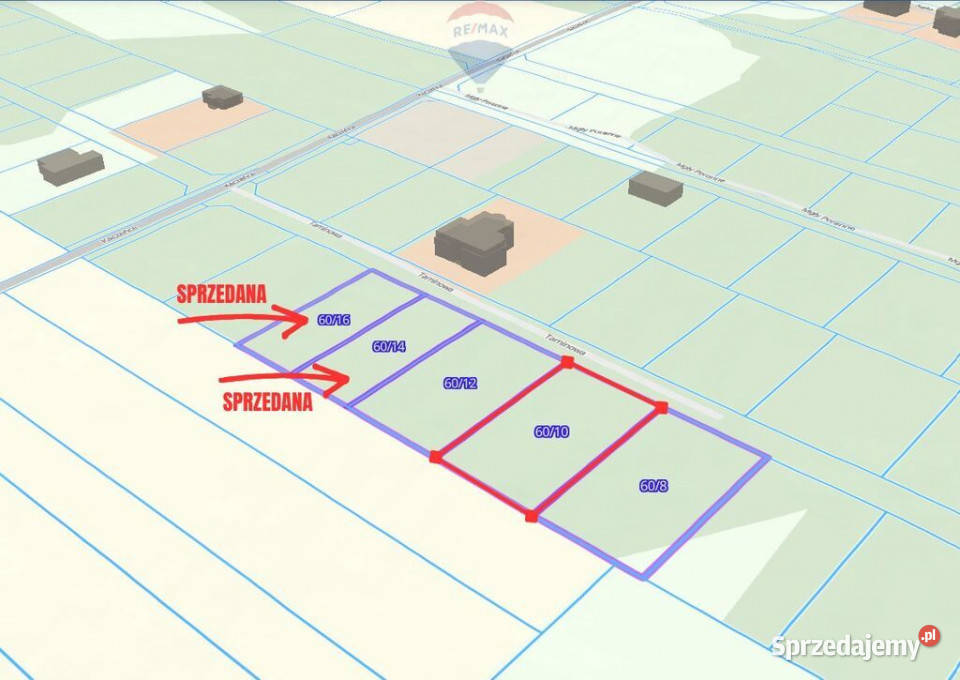 2z3 Działka budowlana 1434 m2 Kuklówka Radz