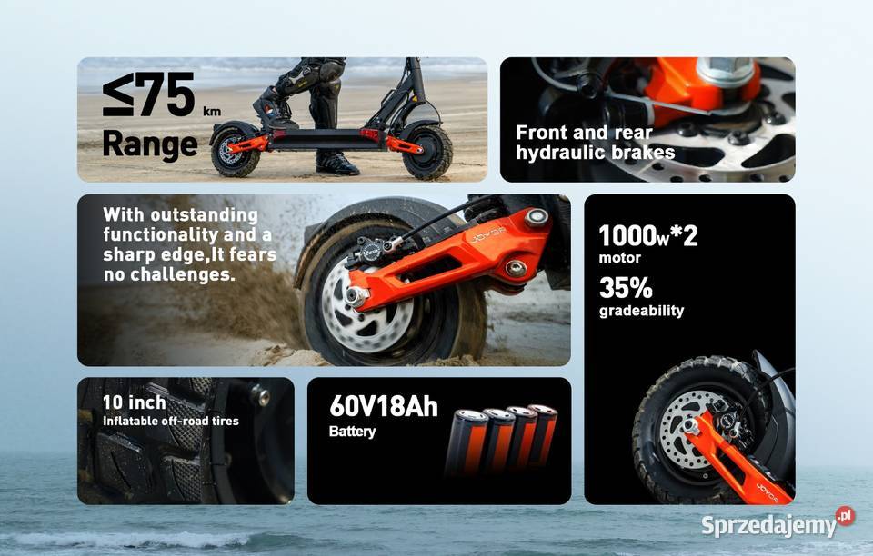 Hulajnoga elektryczna JOYOR T10 60v Zabrze