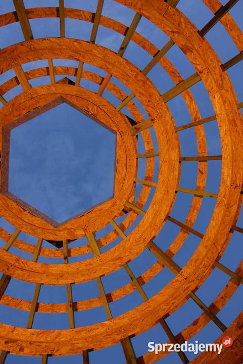 Altana dom kopułowy stelaż domek pszczelarza