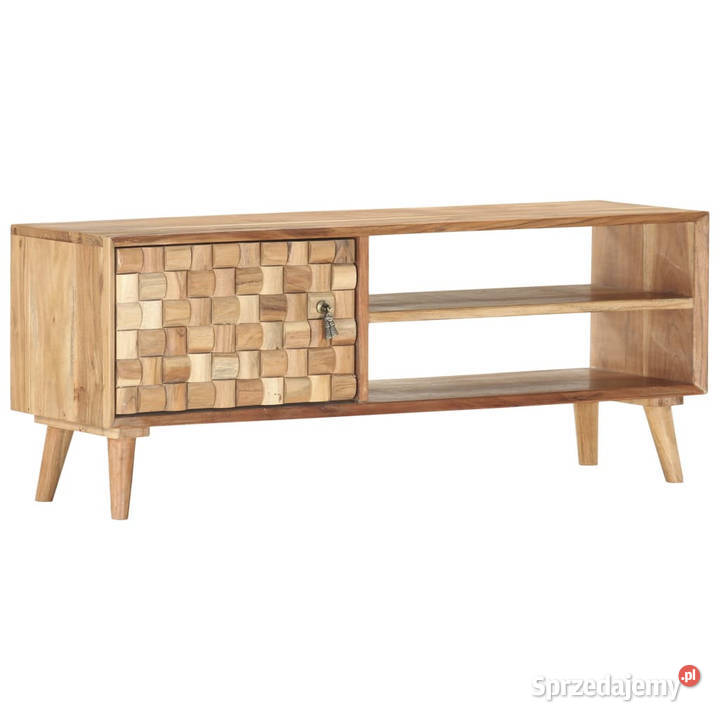 Szafka pod TV 100 x 35 x 40 lite drewno akacjowe Warszawa