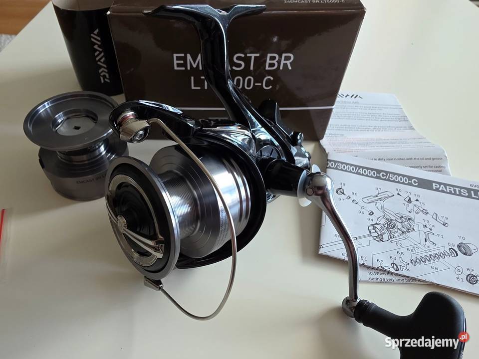 Kołowrotek Daiwa Emcast BR LT 5000C wolny bieg Wędkarstwo Zamość