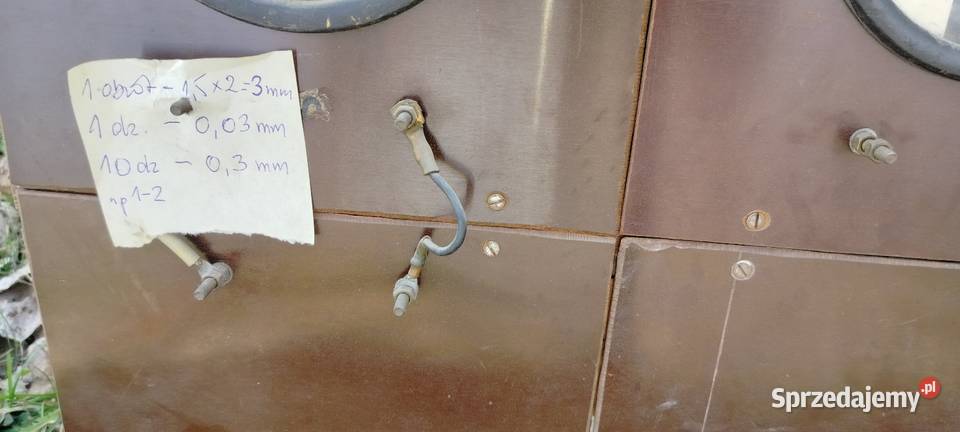 Stara rozdzielcza tablica energetyczna Panel Deski rozdzielcze, konsole Łódź sprzedam