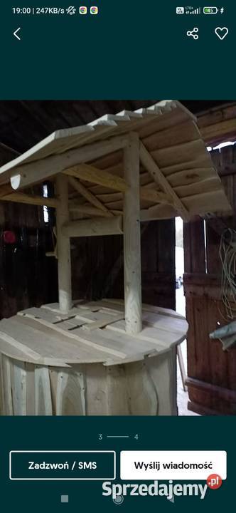 Studnia ogrodowa drewniana Kolbuszowa