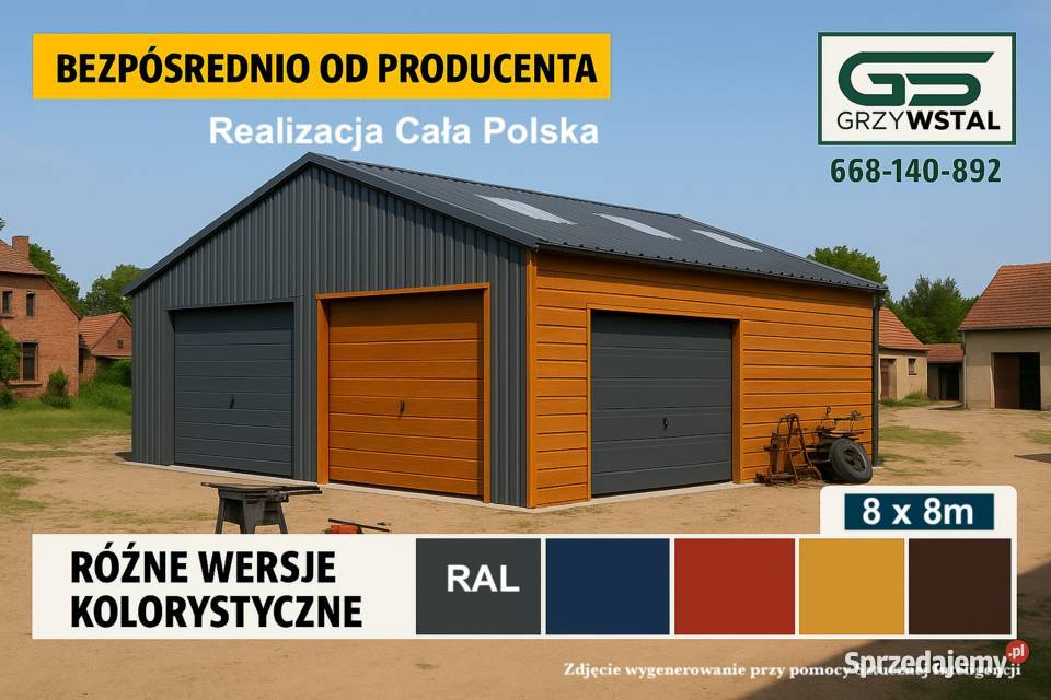 Garaż blaszany Grafit Złoty podlaskie sprzedam