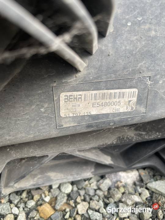 kąpletne wzmocnienie 12 14 chłodnica wentylat Kozy