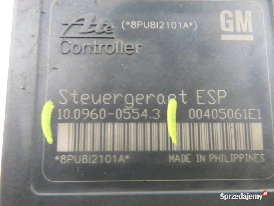 POMPA ABS OPEL ASTRA III H GTC L08 10096005543