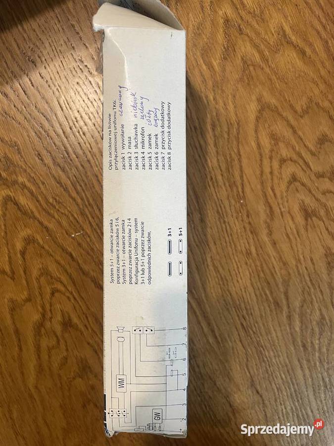 Unifon WETKA TK6 Domofony i wideofony warmińsko-mazurskie Elbląg sprzedam