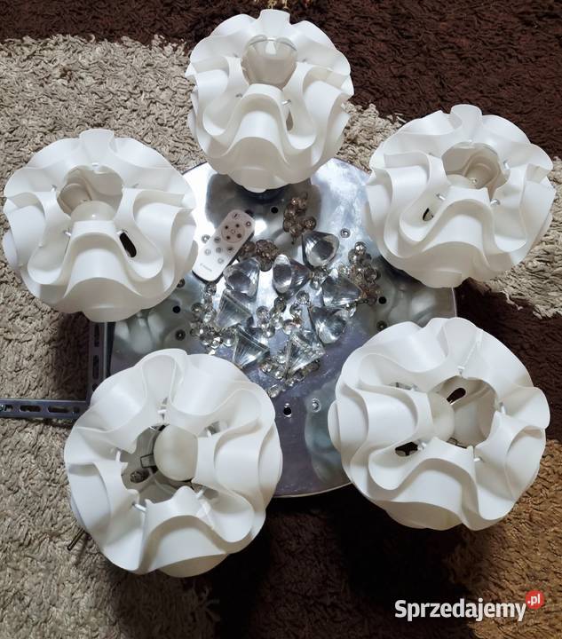 Plafon lampa wisząca ledowa 5 żarówek diody led Lublin