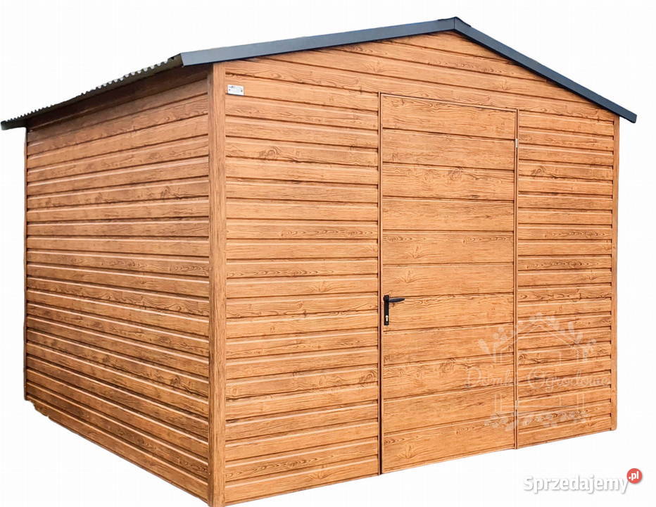 SCHOWEK DOMEK OGRODOWY 3m x 3m DWUSPAD drzwi Architektura ogrodowa Zgorzelec
