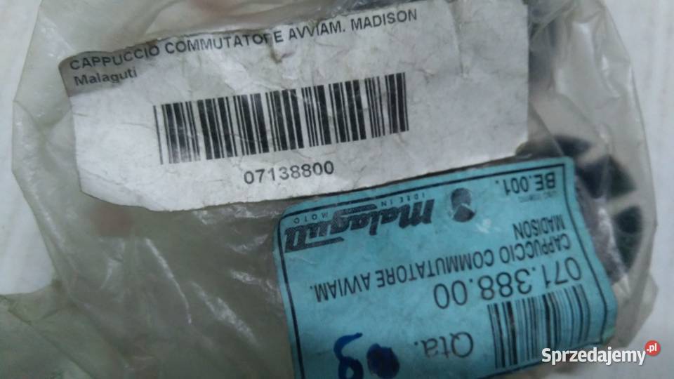 OSŁONA OBUDOWA STACYJKI MALAGUTI MADISON AEROX