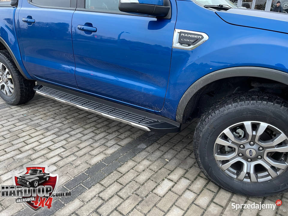 Progi Ford Ranger Oryginalne Nowe Czarne Stopnie Pasłęk