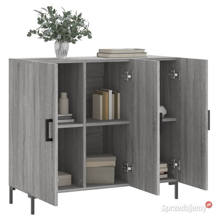 Szafka szary dąb sonoma 90x34x80 materiał mazowieckie Warszawa sprzedam