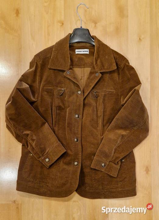 Kurtka żakiet Gary Weber brązowy welur sztruks Lublin