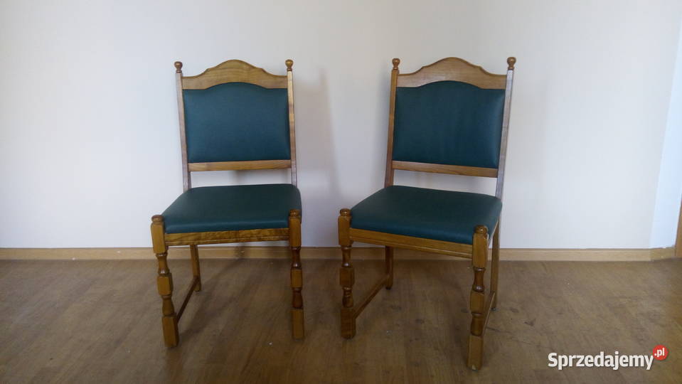 Krzesła tapicerowane 2 Krzesło drewniane Meble 47cm Gliwice