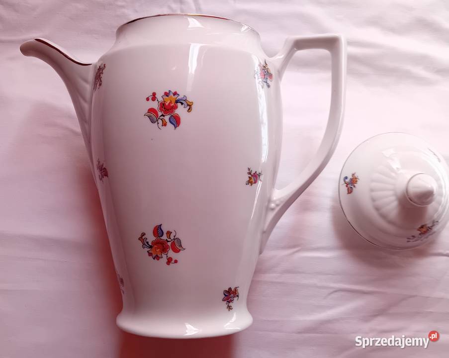 Dzbanek art deco Giesche ręcznie malowany sprzedam