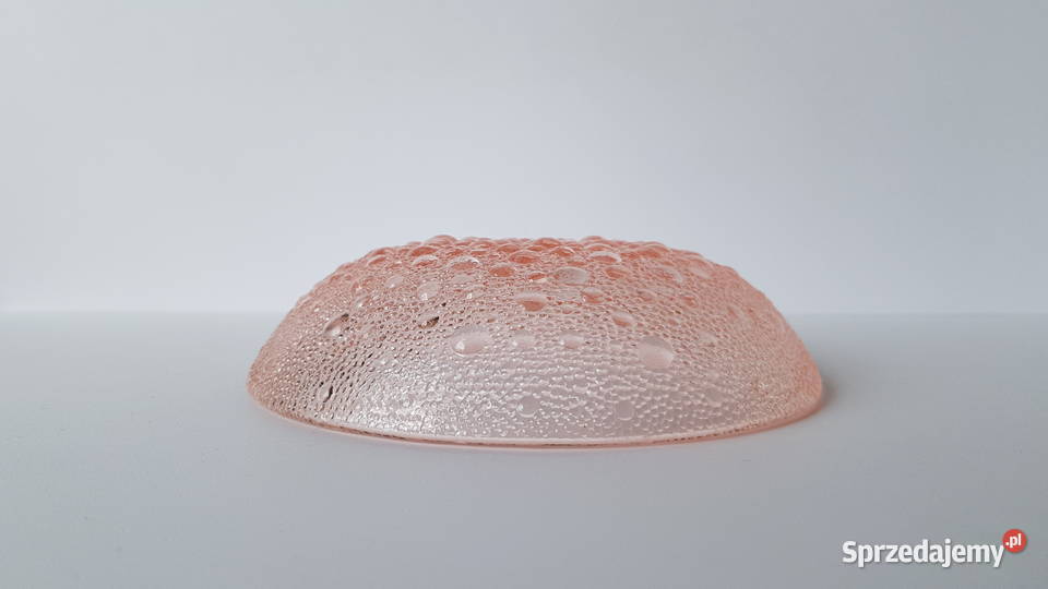 Miseczka Asteroid Ząbkowice kolorowe szkło PRL Dąbrowa Górnicza