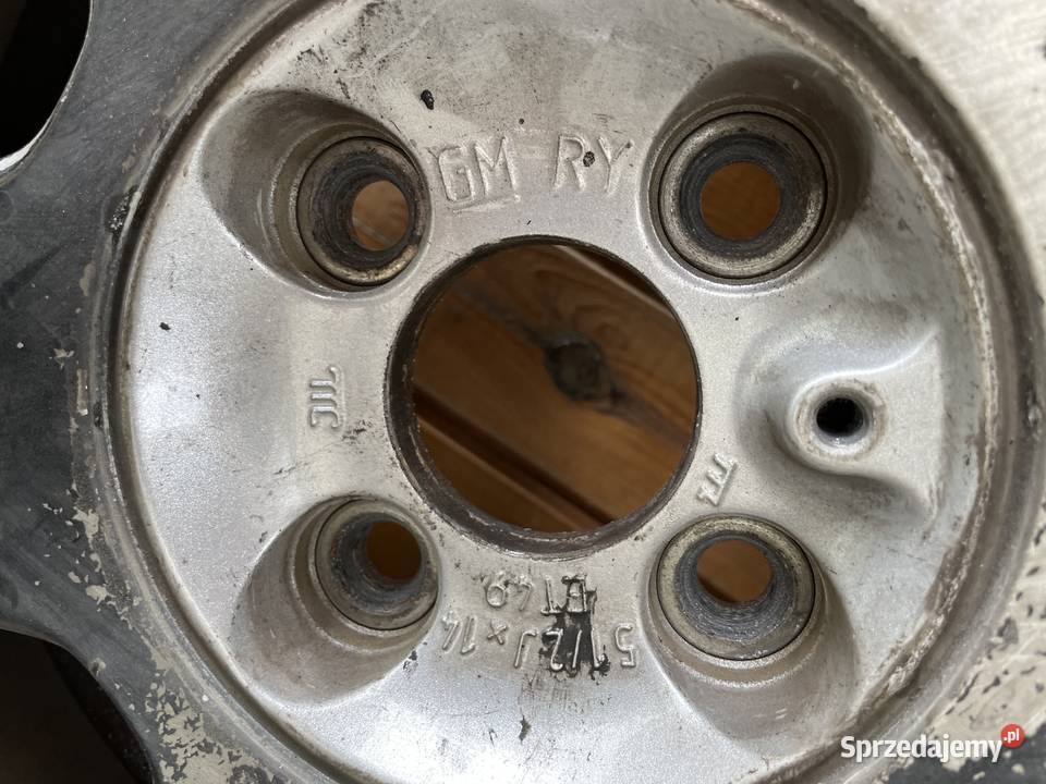 Felgi aluminiowe 55 j14 4x100 ET49 opel corsa Lublin sprzedam