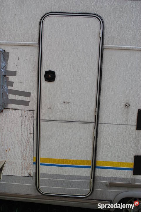 DRZWI DO PRZYCZEPY KEMPINGOWEJKAMPERA Z RAMĄ Grzebowilk