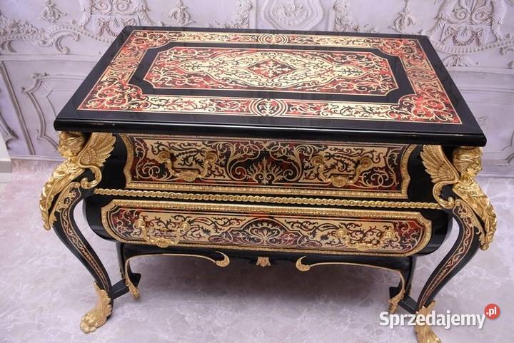 Królewska Komoda Szafa Boulle Liczne Zdobienia Kraków
