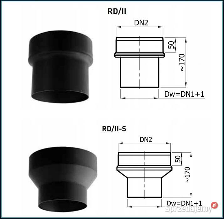 Redukcja czarna spalinowa 150130 DARCO dolnośląskie Oława