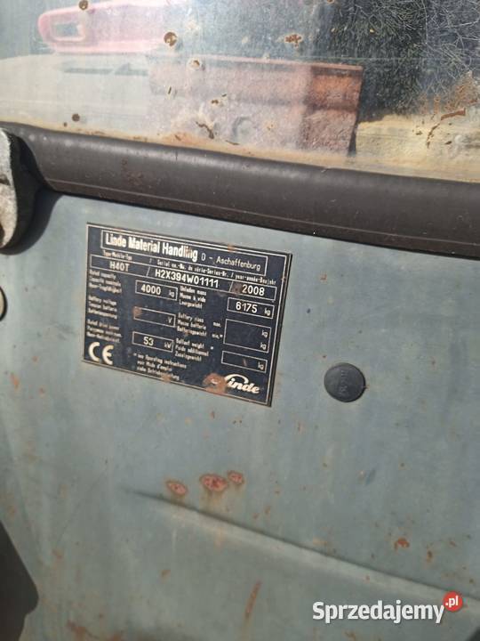 Wózek widłowy LINDE H40T Ogrodzieniec