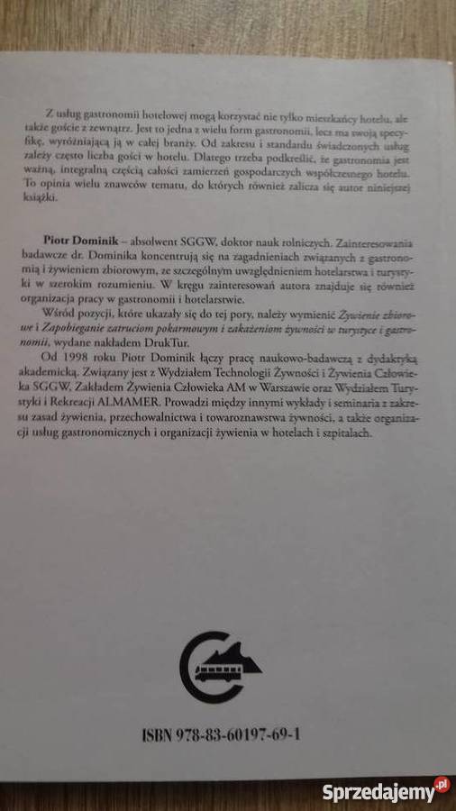 Technologia gastronomiczna z towaroznawstwem kompendium, repetytorium, opracowanie Iława
