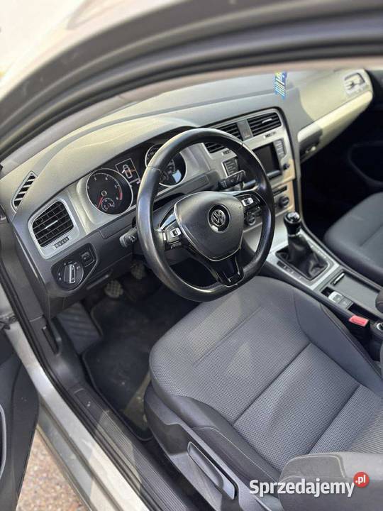 Sprzedam VW Golf 7 ComfortLine Blue Motion srebrny Szepietowo-Wawrzyńce