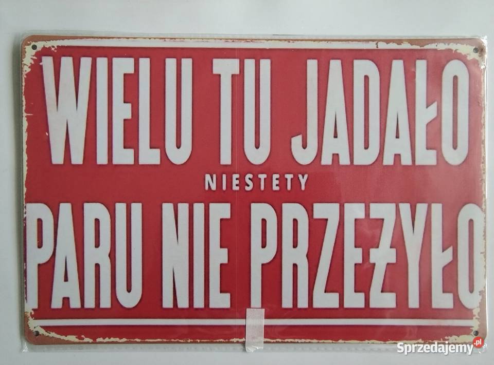 Kolekcjonerskie tablice metalowe śląskie Żory