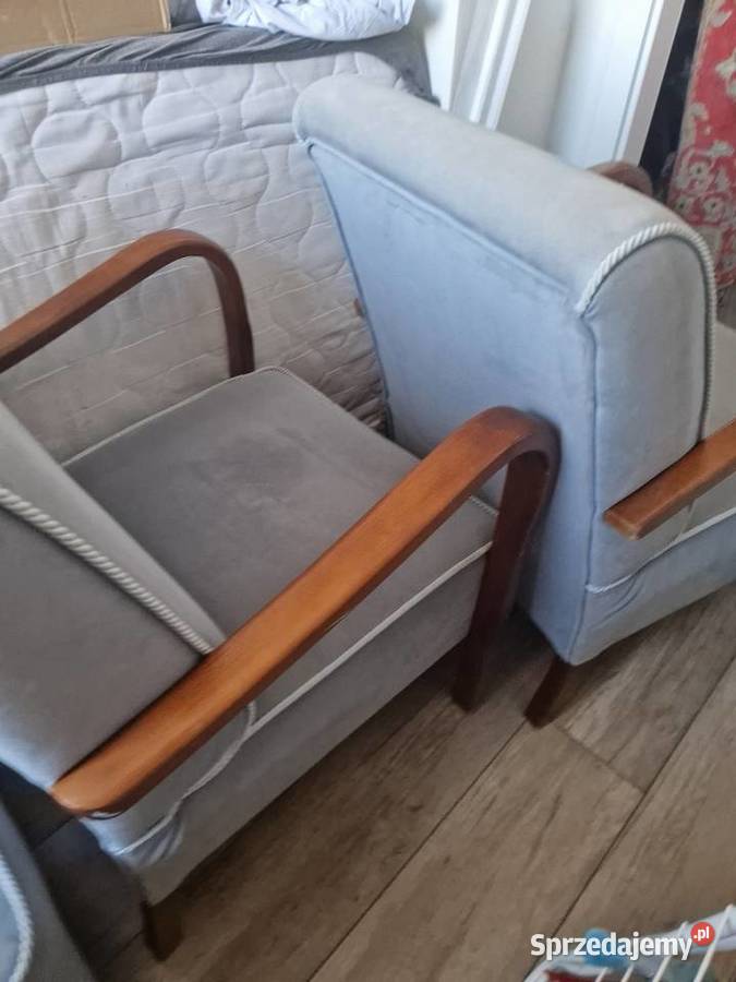 Fotel lata 50te Halabala style odrestaurowany Poznań sprzedam