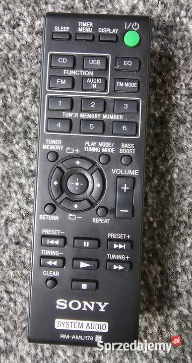 Pilot Sony audio RMAMU178 oryginalny sprawny Kraków sprzedam