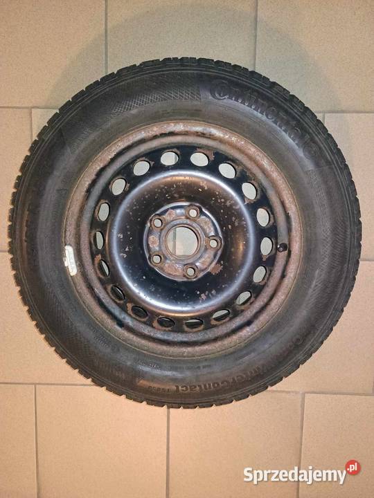 19565 R15 koła z oponami zimowymi Continental Samochodowe śląskie Lubliniec