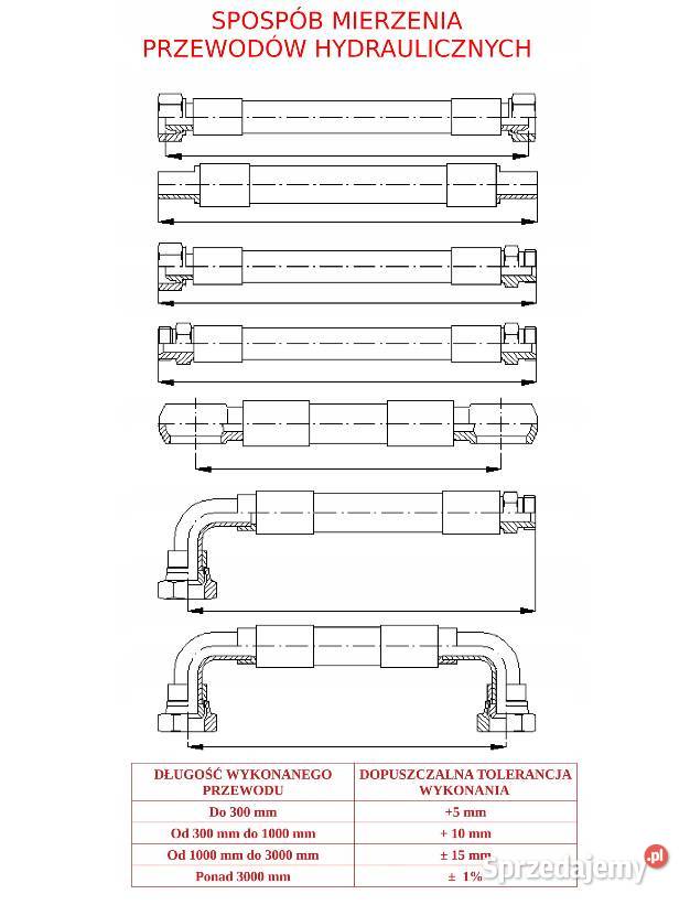 PRZEWÓD Wąż Hydrauliczny DN6 1414 225bar AK1000