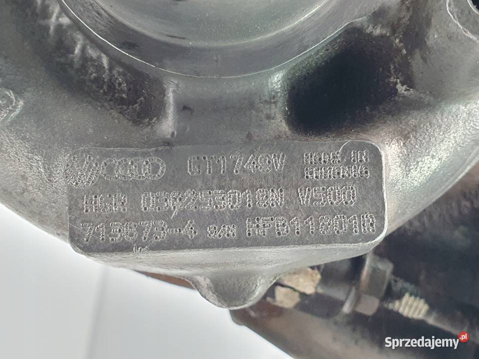 TURBOSPRĘŻARKA VW Sharan 19 TDI 03G253019N Turbosprężarki Chełm sprzedam