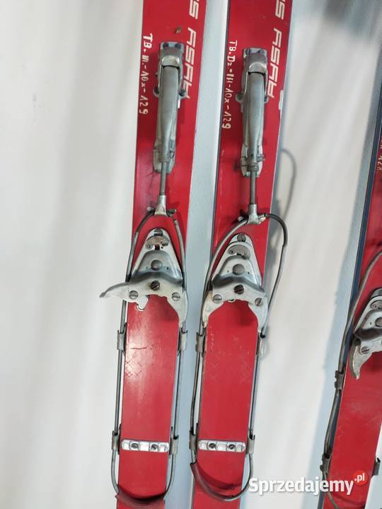 Narty Zakopane czerwone Rysy 2 komplety KF72 Kraków