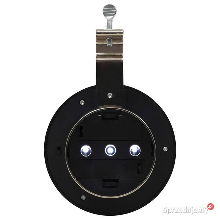 Lampy solarne do ogrodu 12 LED okrągłe 12 białe Warszawa