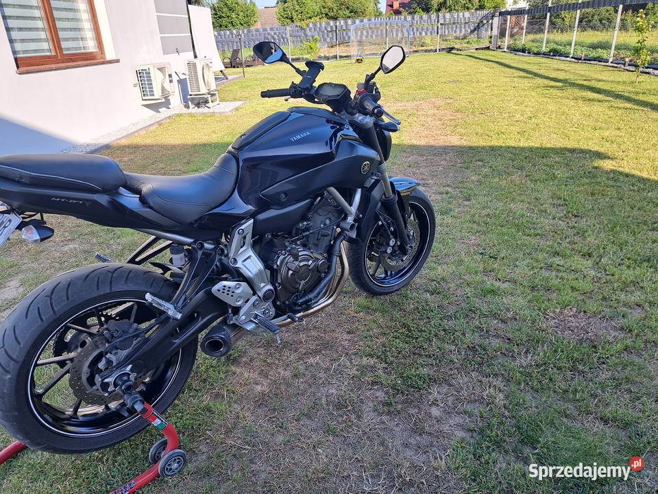 Yamaha Mt07 2015 Kat A2 Nowy układ wydechowy dolnośląskie sprzedam