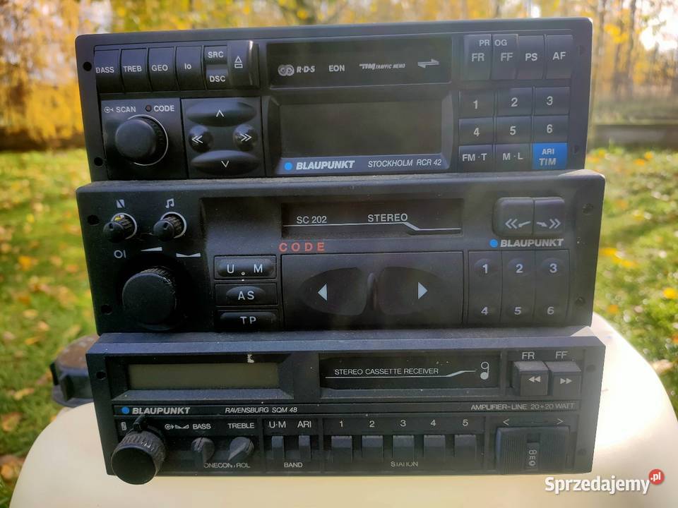 Radio samochodowe Blaupunkt Stockholm RCR 42 RDS łódzkie Tomaszów Mazowiecki