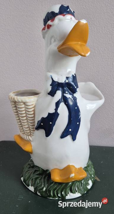 Figurka kaczka gęś ceramiczna DIY Gdańsk sprzedam