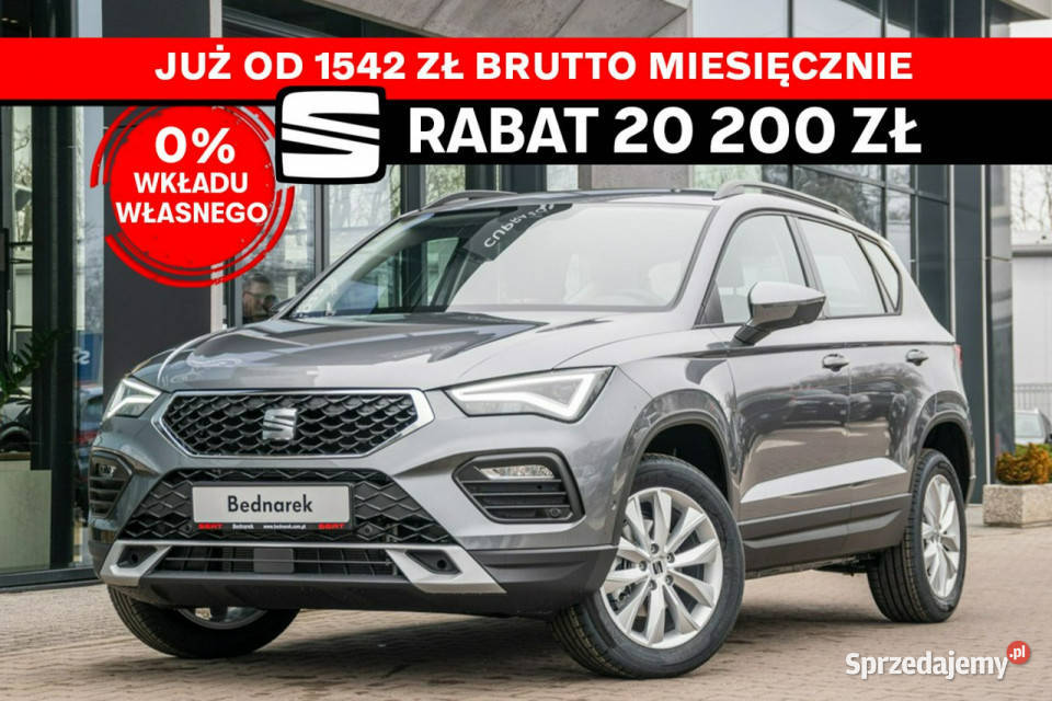 Seat Ateca Style 15 TSI 150 DSG Dostępny ręki lakier metallic Łódź