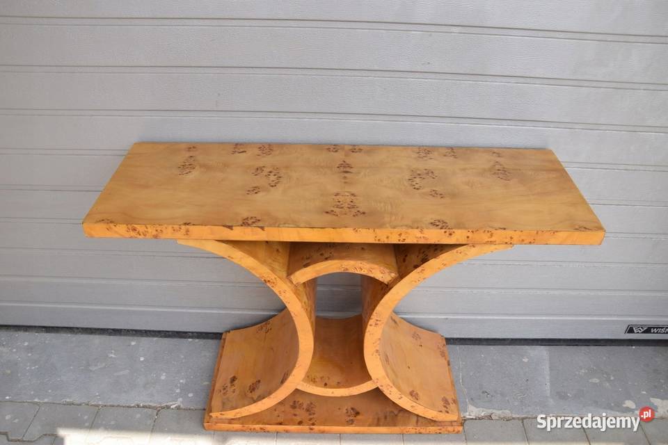 Drewniana Konsola Stolik Art Deco Komoda Kraków